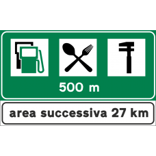 targa area di servizio